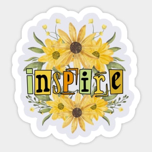Inspira para inspirar Sticker